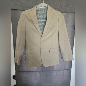 Boy's Tallia linen Beige Sport Coat Size 12